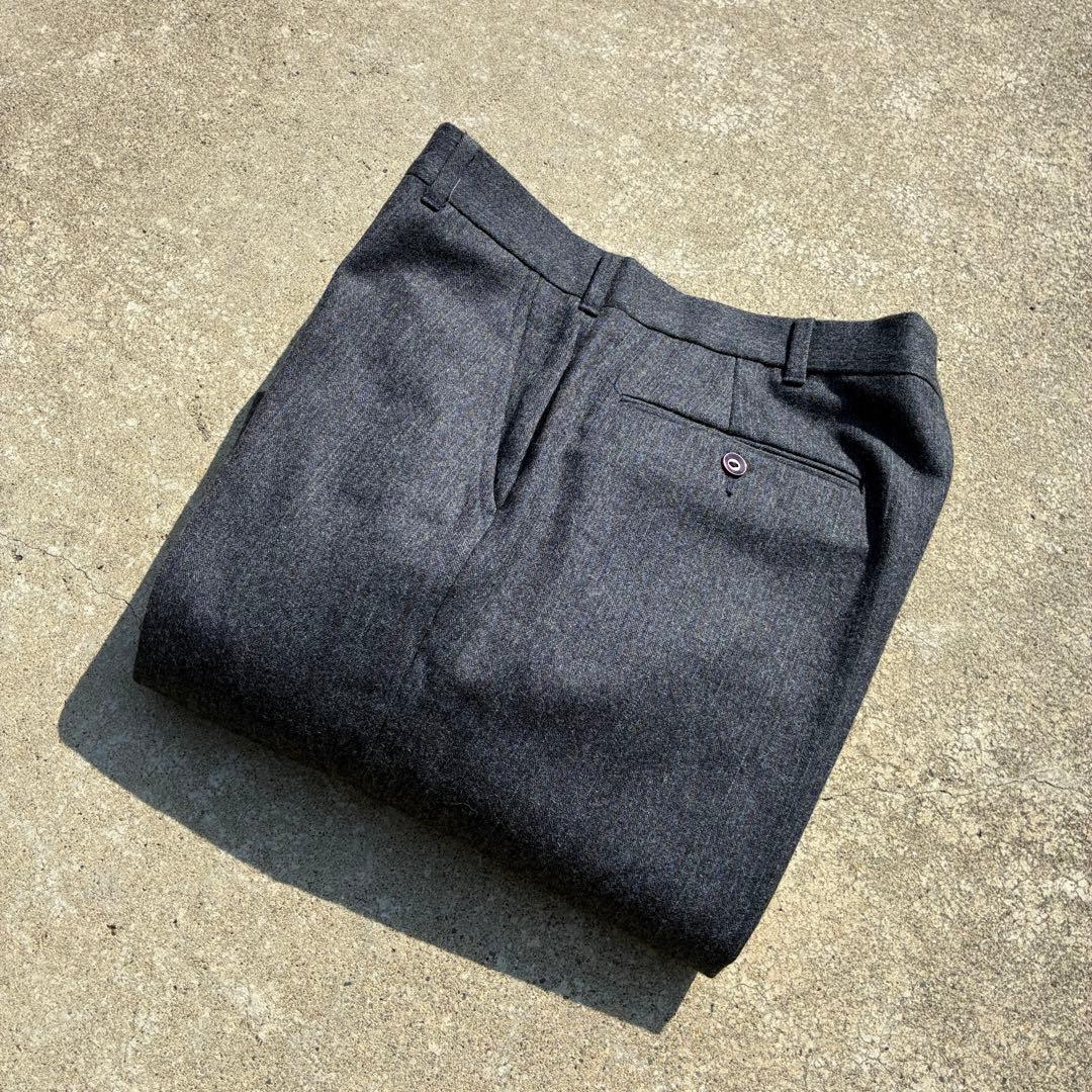 パンツ 70s-80s rocket TALON zip wool slack pant