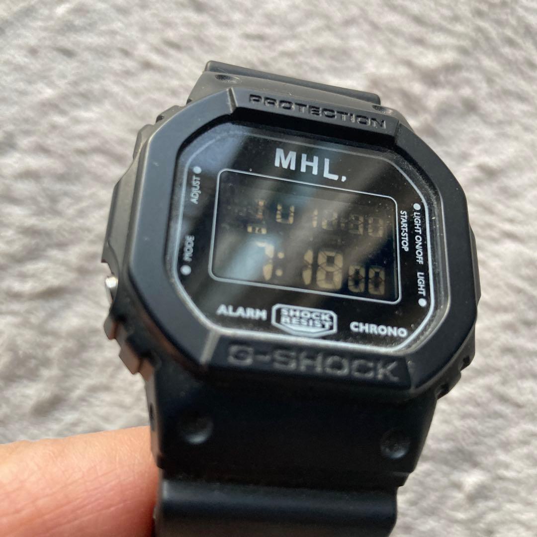 電池新品・美品　G-SHOCK MHL. デジタル腕時計　コラボ　ブラック