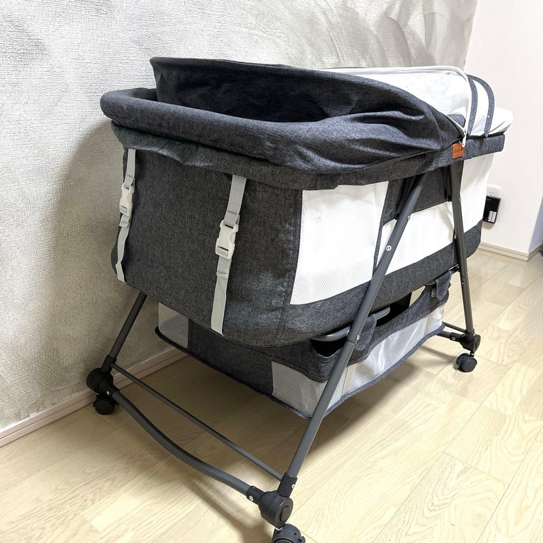 UBRAVOO　ベビーベッド　【コニー付き！】konny