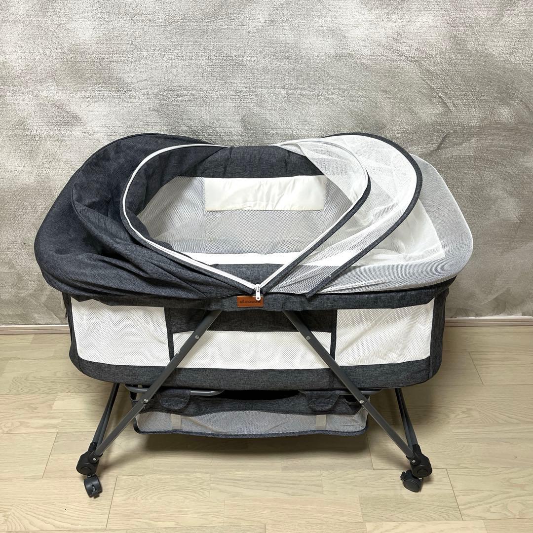 UBRAVOO　ベビーベッド　【コニー付き！】konny