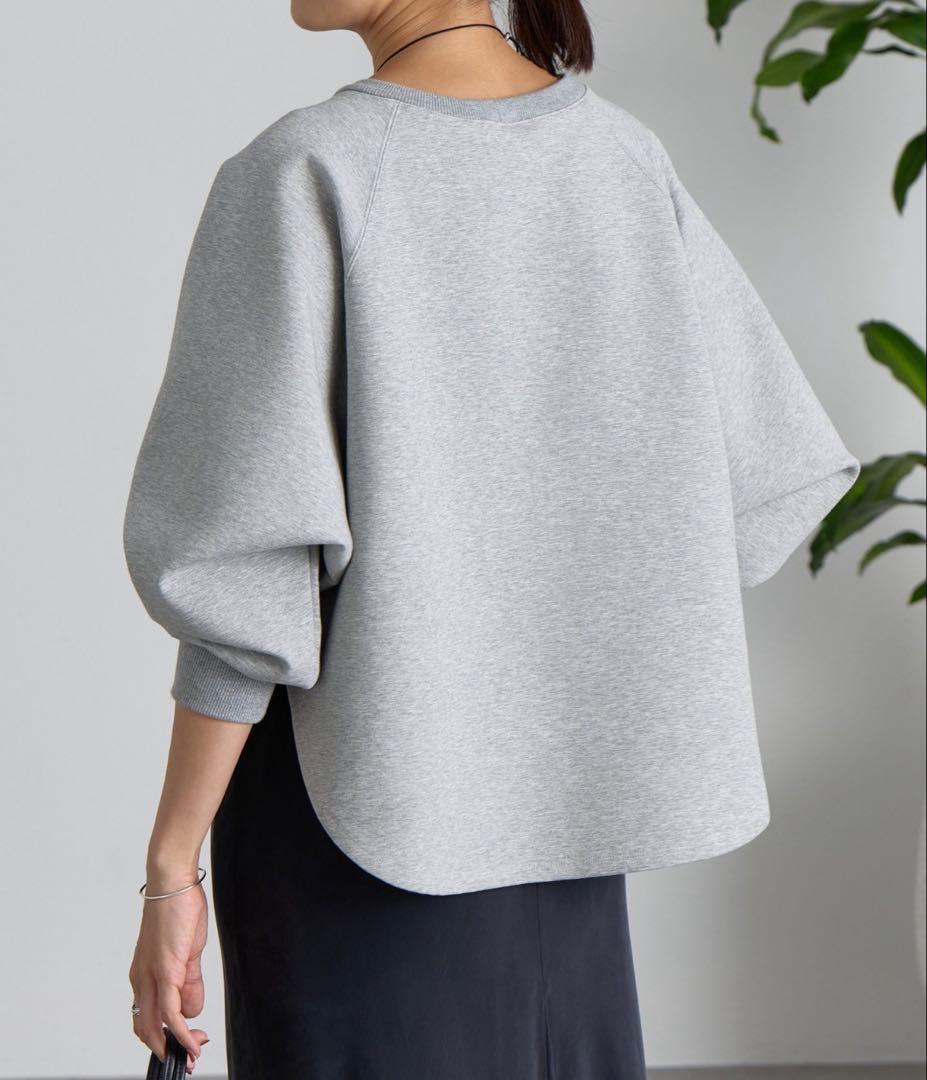 【25SS美品】BEARDSLEY ダンボールサークルプルオーバー　グレー