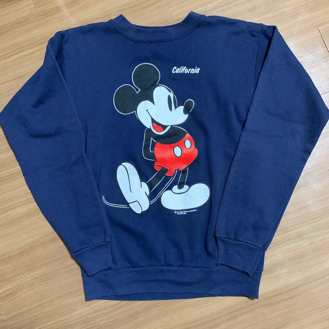 vintage TULTEX ミッキーマウス スウェット M 両面プリント