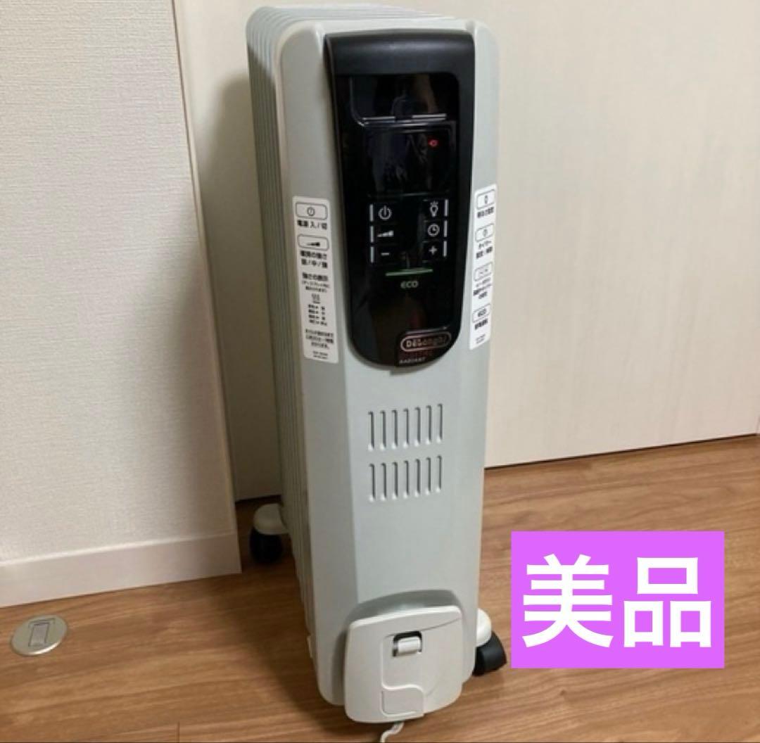 ほぼ新品 デロンギ　オイルヒーター　液晶表示　KHD410812-BK