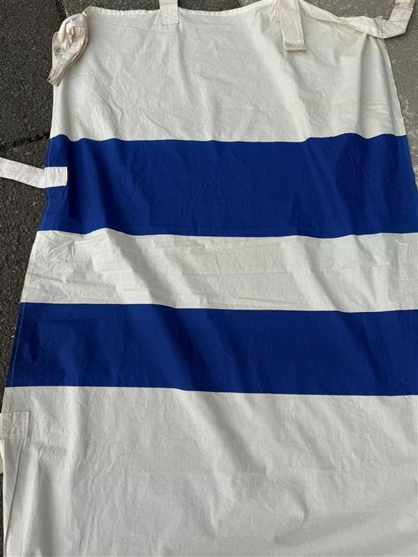 古布 木綿 武者絵 幟旗 ② 全長 9m のぼり旗 リメイク素材