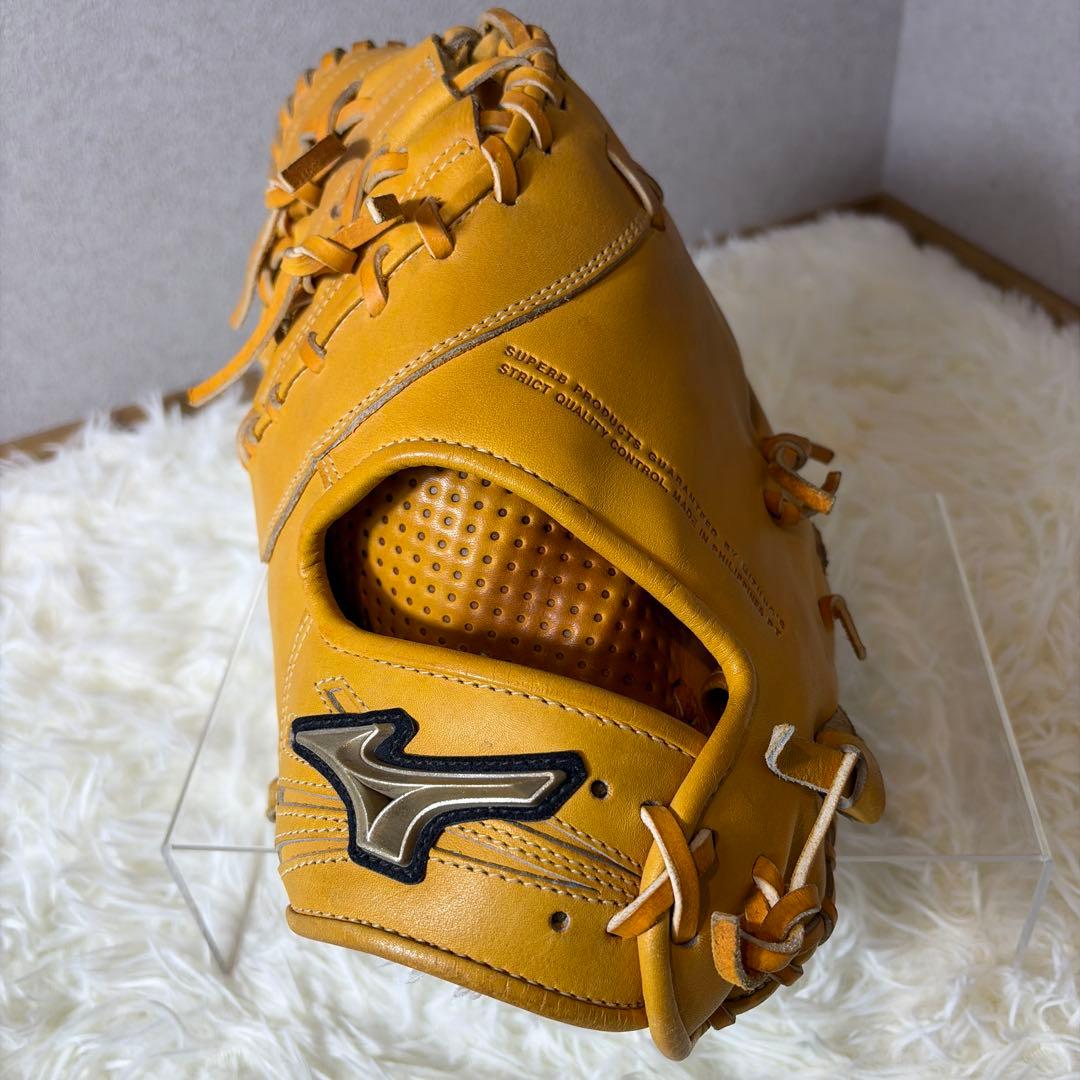 美品　ミズノ　ファーストミット　硬式　軟式　左利き グローバルエリート