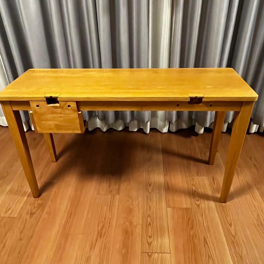 奥行が選べるパソコンデスク 「ナチュラル」Ｃ／１２０×４０ベルメゾン