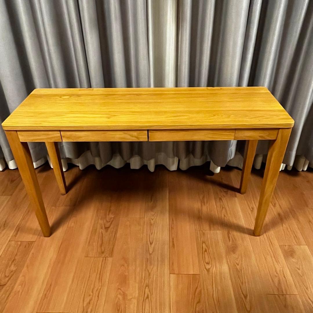 奥行が選べるパソコンデスク 「ナチュラル」Ｃ／１２０×４０ベルメゾン