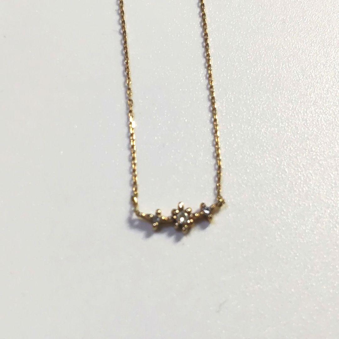 【専用出品】4℃ K10イエローゴールド ダイヤモンド ネックレス