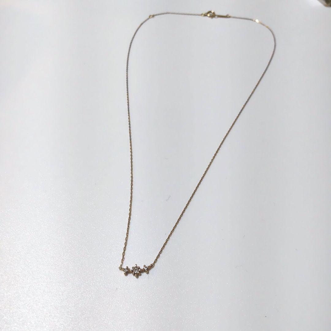 【専用出品】4℃ K10イエローゴールド ダイヤモンド ネックレス