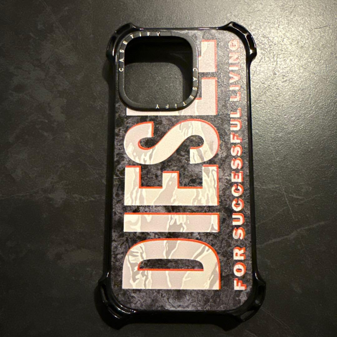 DIESEL iPhone16proケース　CASETIFY