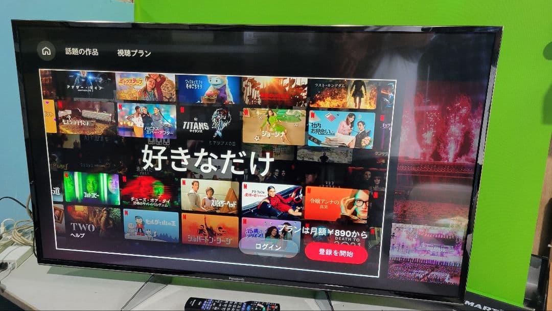 パナソニックVIERA TH-49EX750 49インチ 液晶テレビ動作品