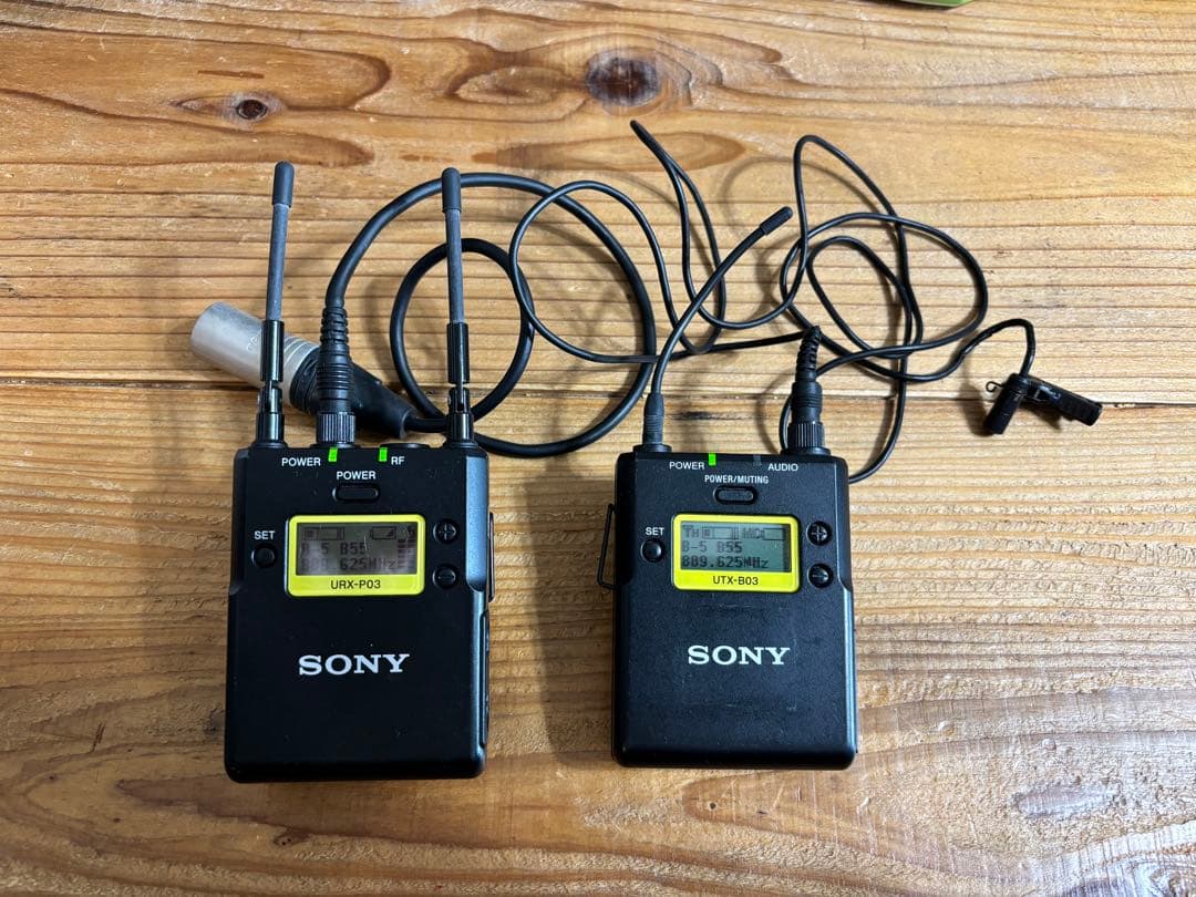 SONY ワイヤレスマイクUWP-D11 URX-P03 UTX-B03