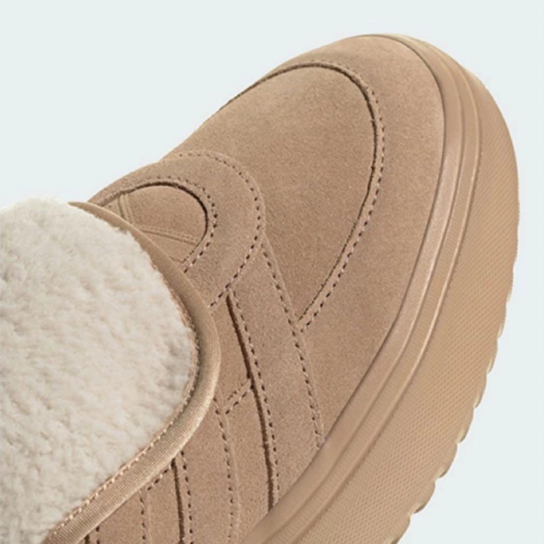 【新品】24.5 adidas ボア サンダル スリッポン