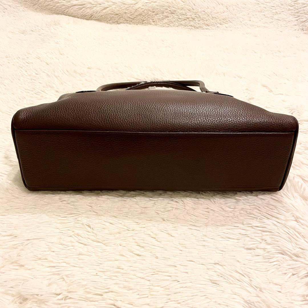 良品★SOMES SADDLE ミニボストンバッグ シボレザー ダークブラウン