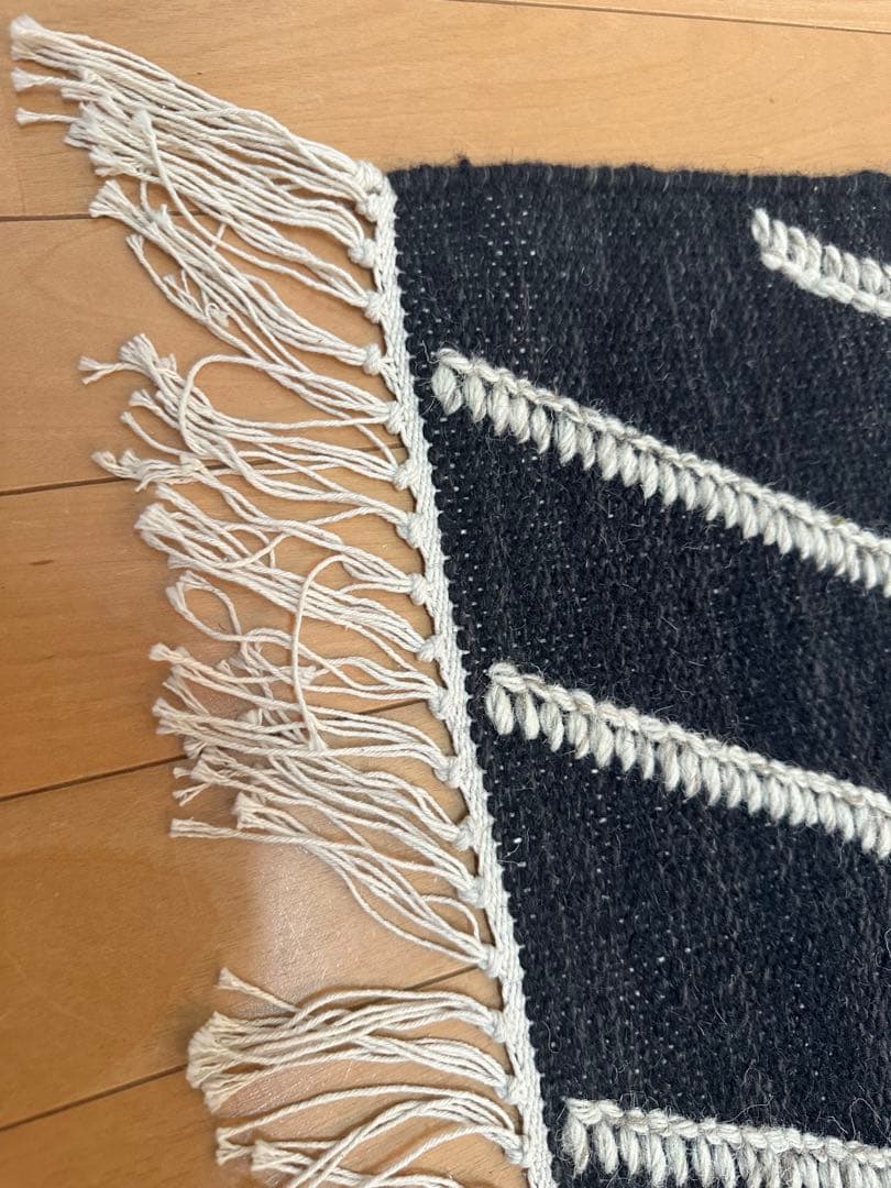 【展示品】 ACTUS ラグ インド製ウール86%綿13%ナイロン1% ※301