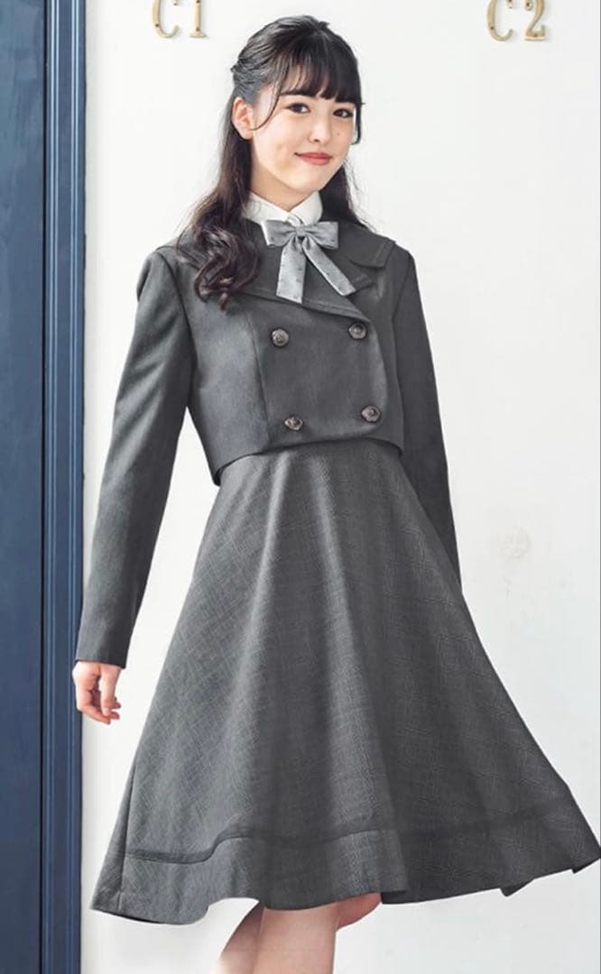 アリサナ　ジュニアフォーマルスーツ -165cm グレー