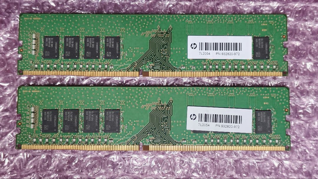 DDR4 16GBx2枚 32GB 動作確認済み ②