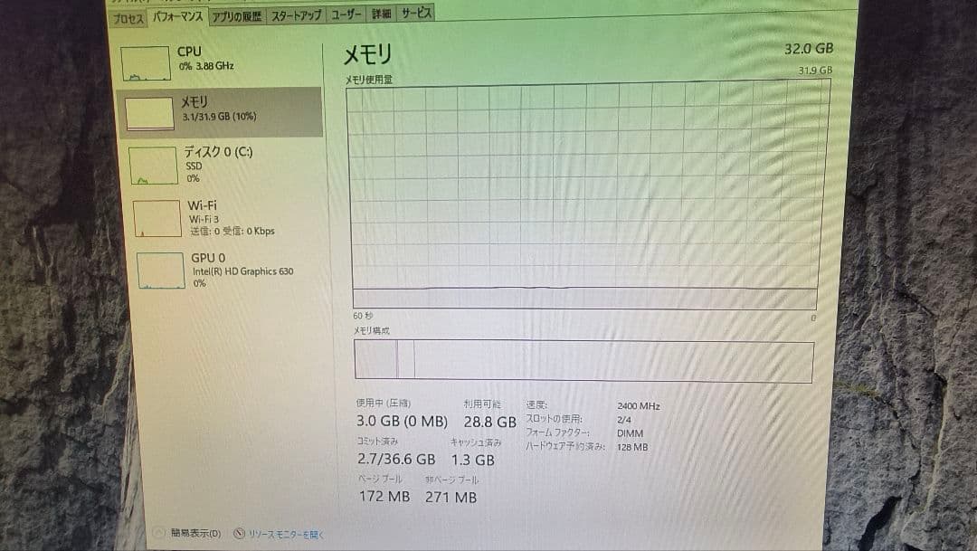 DDR4 16GBx2枚 32GB 動作確認済み ②