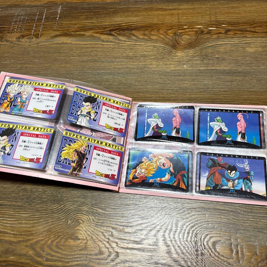 レアキラカード VintageドラゴンボールZ ヒーローコレクションアルバム付