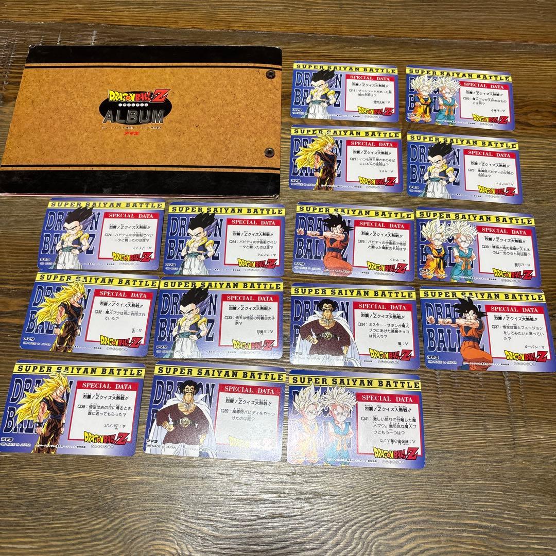 レアキラカード VintageドラゴンボールZ ヒーローコレクションアルバム付
