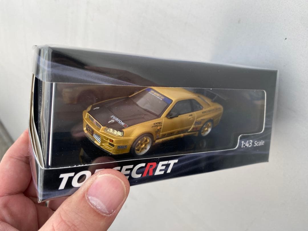 東京オートサロン限定TOP SECRET R34 Gold1/43 1台