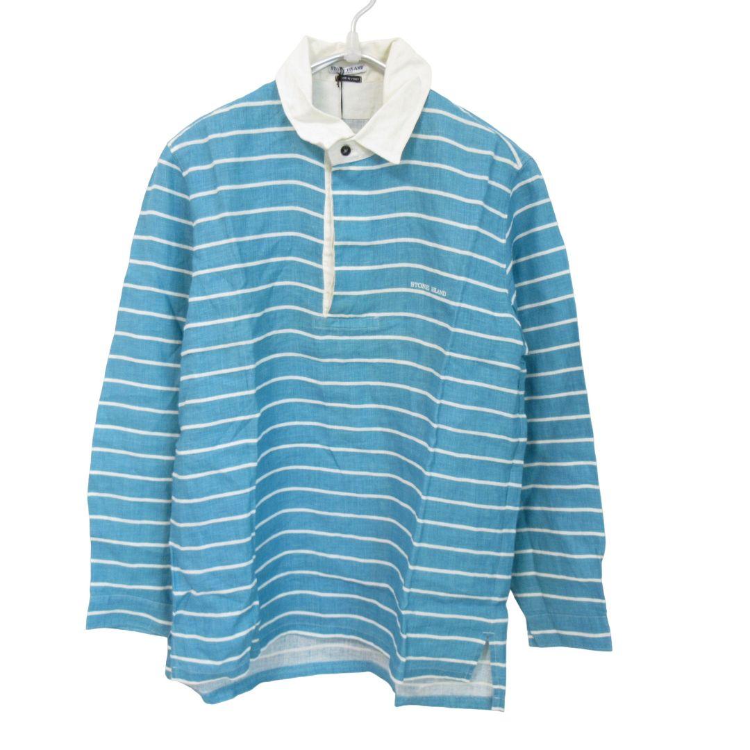 028【未使用】STONE  ストーン アイランド ポロシャツ 長袖