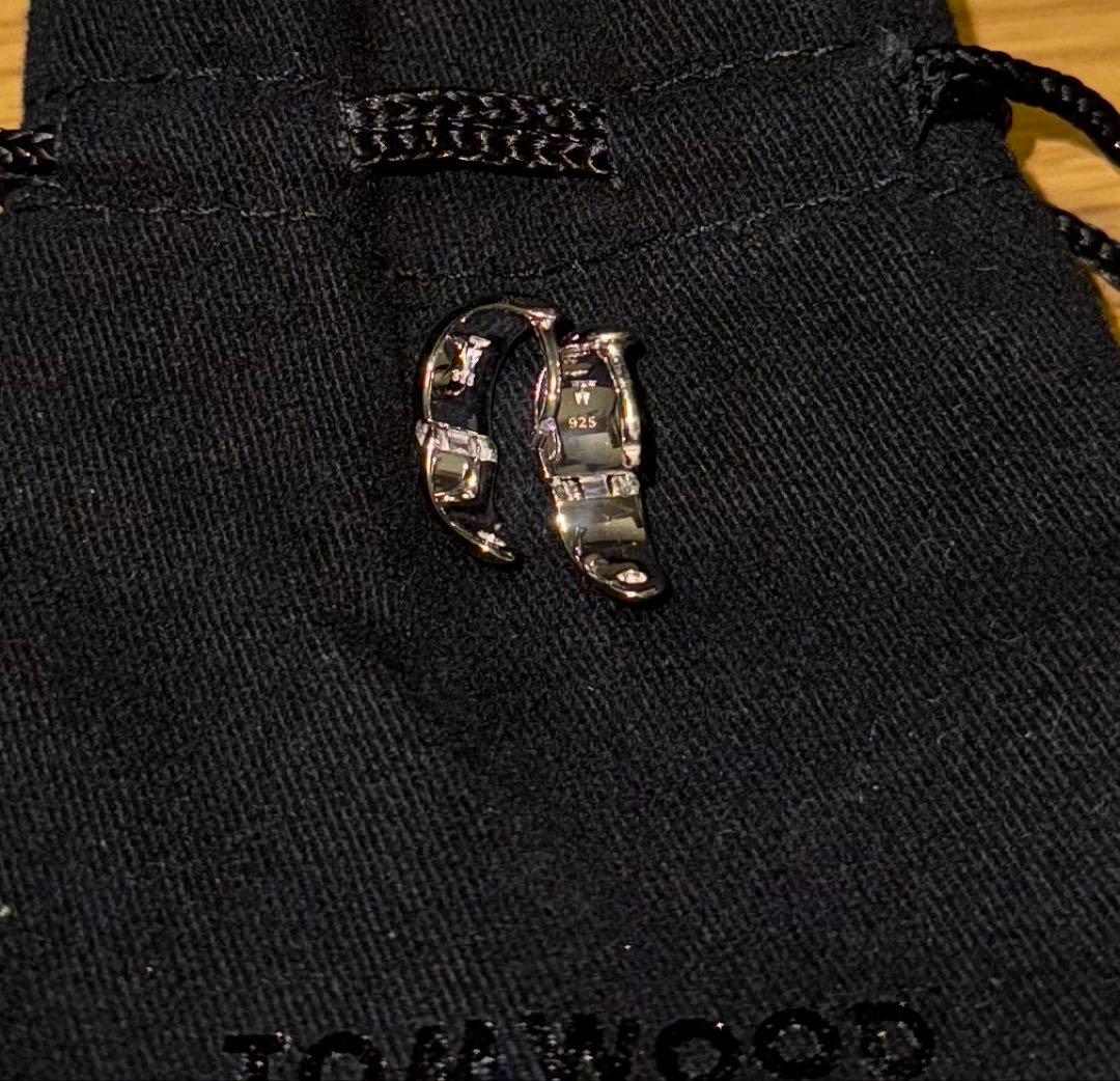 TOMWOOD Ice Huggies Silver ピアス