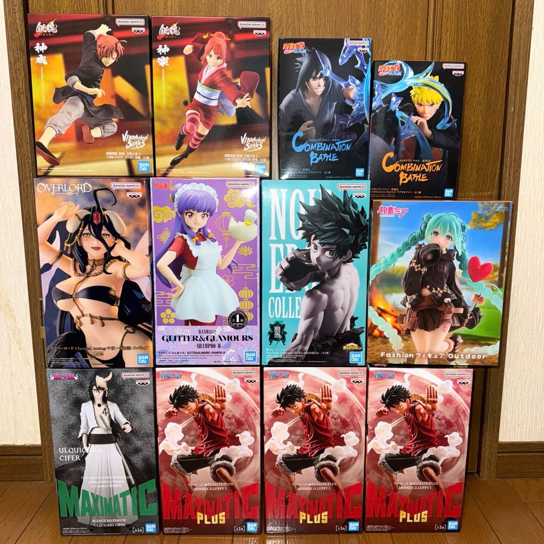 新作プライズフィギュア まとめ売り 12体