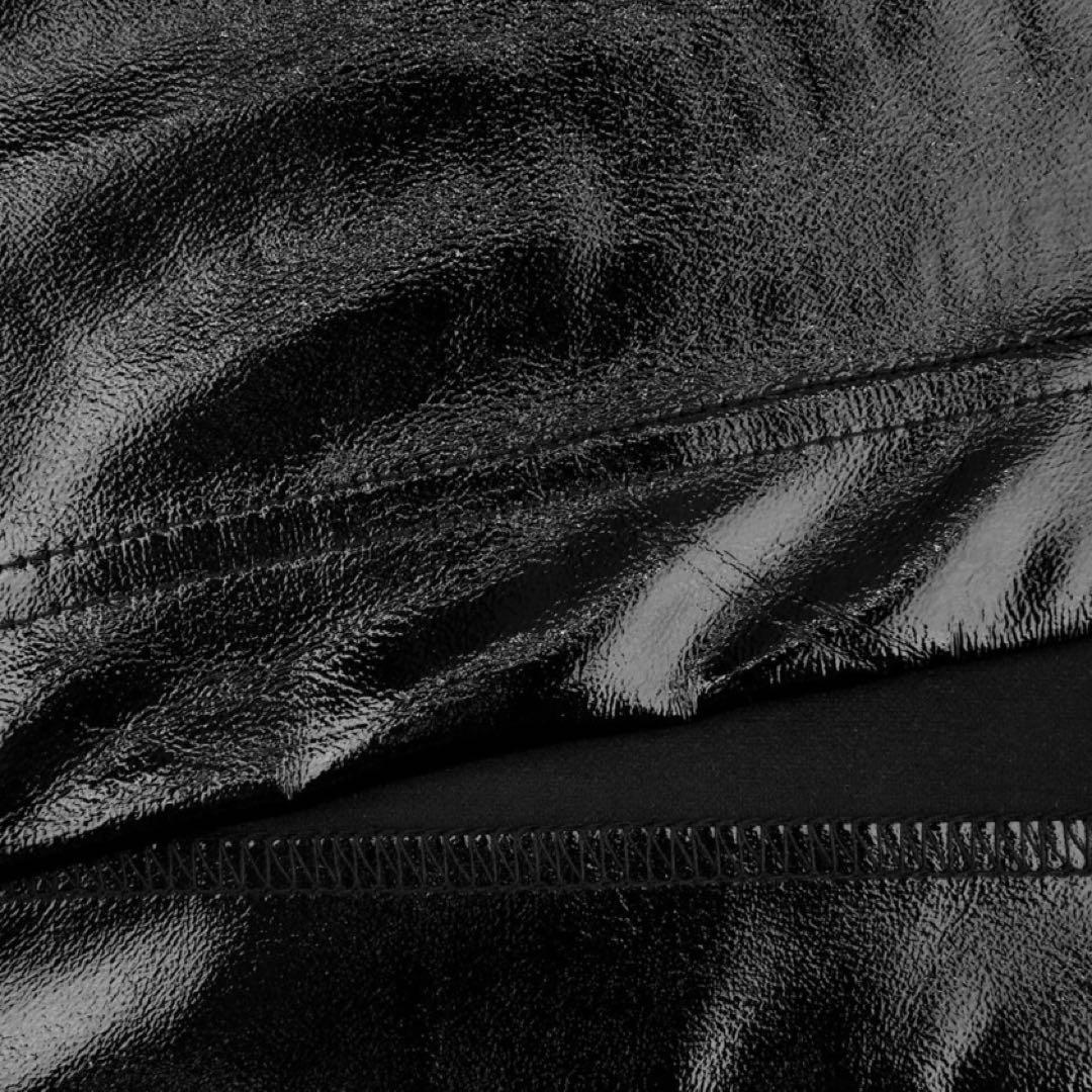 ジョンローレンスサリバン PATENT EASY PANTS サイズS ブラック