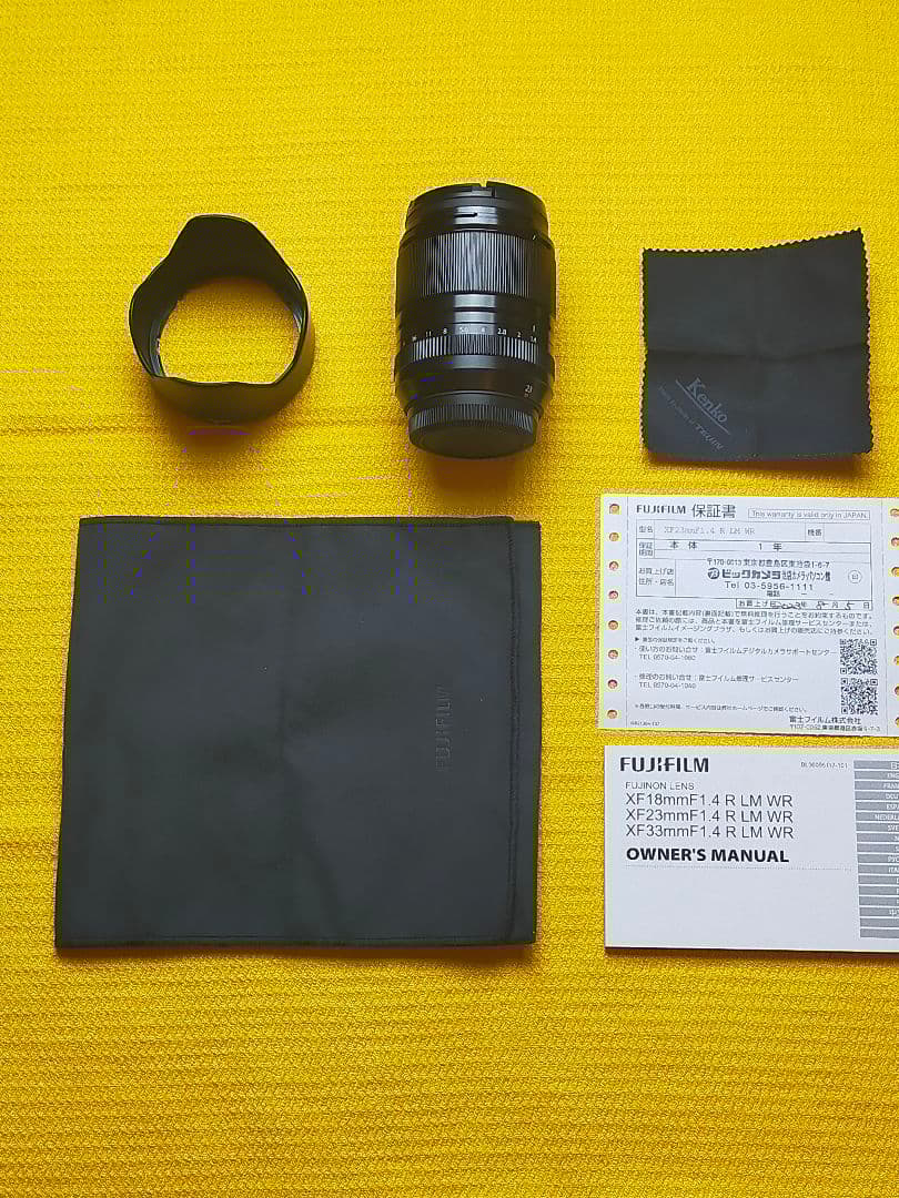 ほぼ新品！fujifilm フジノンレンズ XF23mmF1.4 R　LM WR