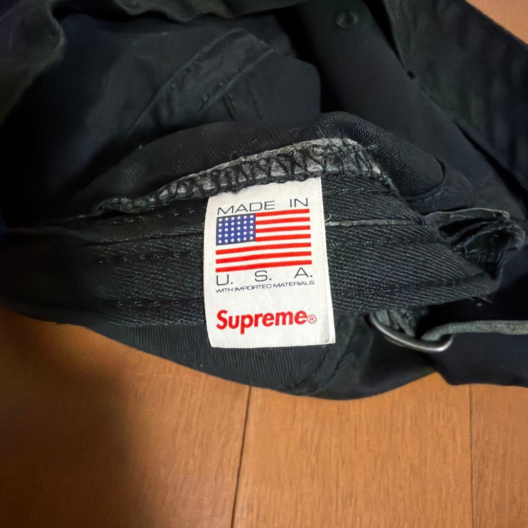 タグ付き Supreme Washed Chino Twill Camp Cap
