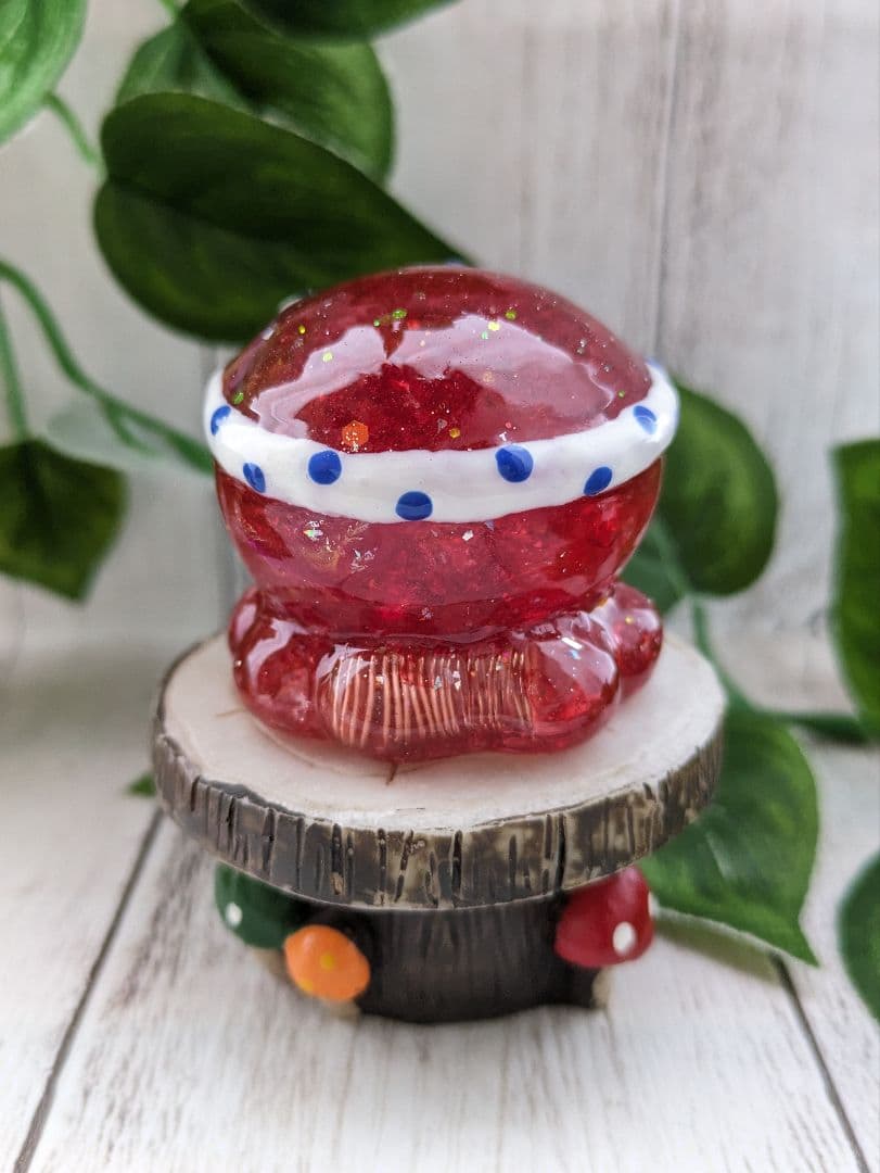 【ローザ】まっきっきのにっこりたこちゃん形オルゴナイト☆他３点