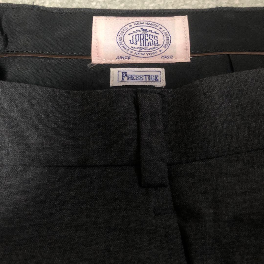 土日限定　最終値下　新品未使用　Jプレス ズボン　W86 チャコールグレー　春夏