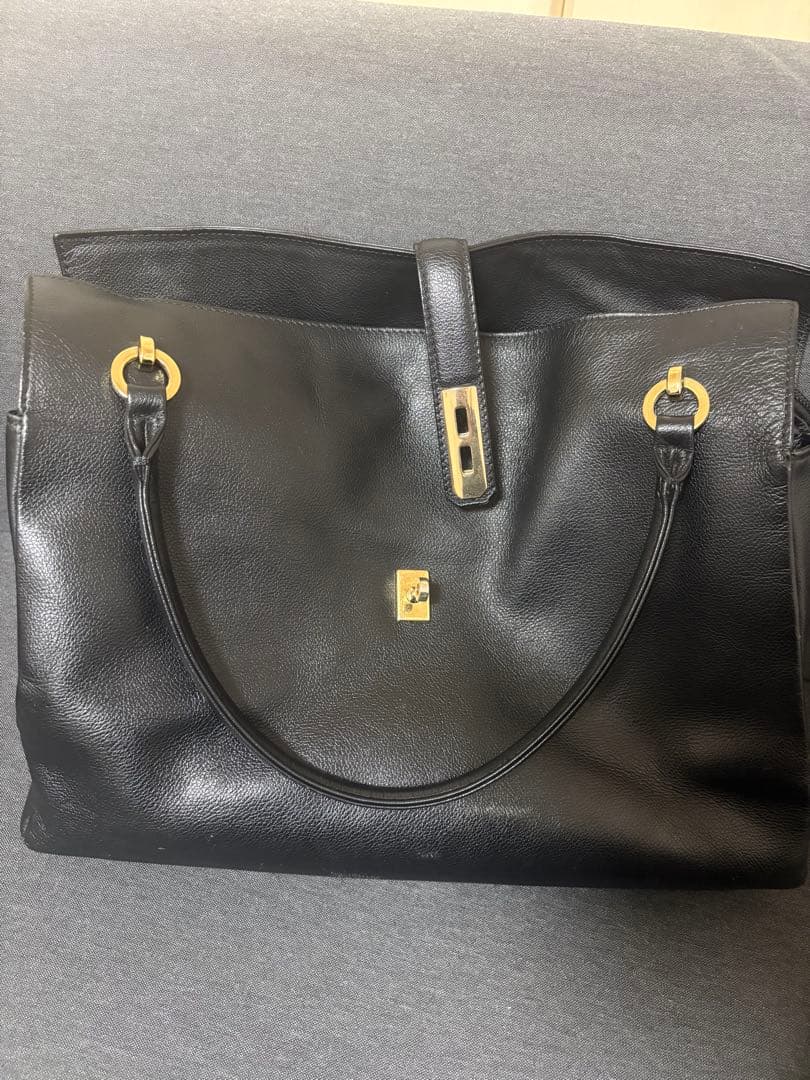 正史LOVEさん専用。濱野皮革工藝 グレースディライトトート ブラック×ゴールド