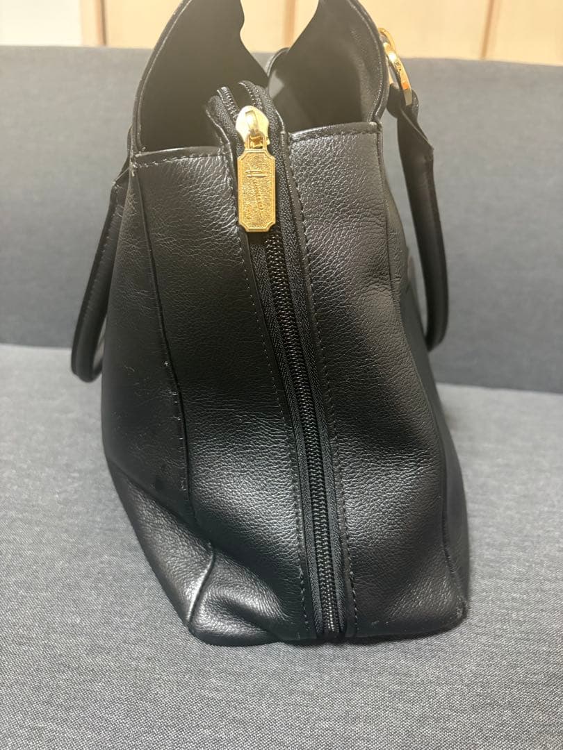 正史LOVEさん専用。濱野皮革工藝 グレースディライトトート ブラック×ゴールド