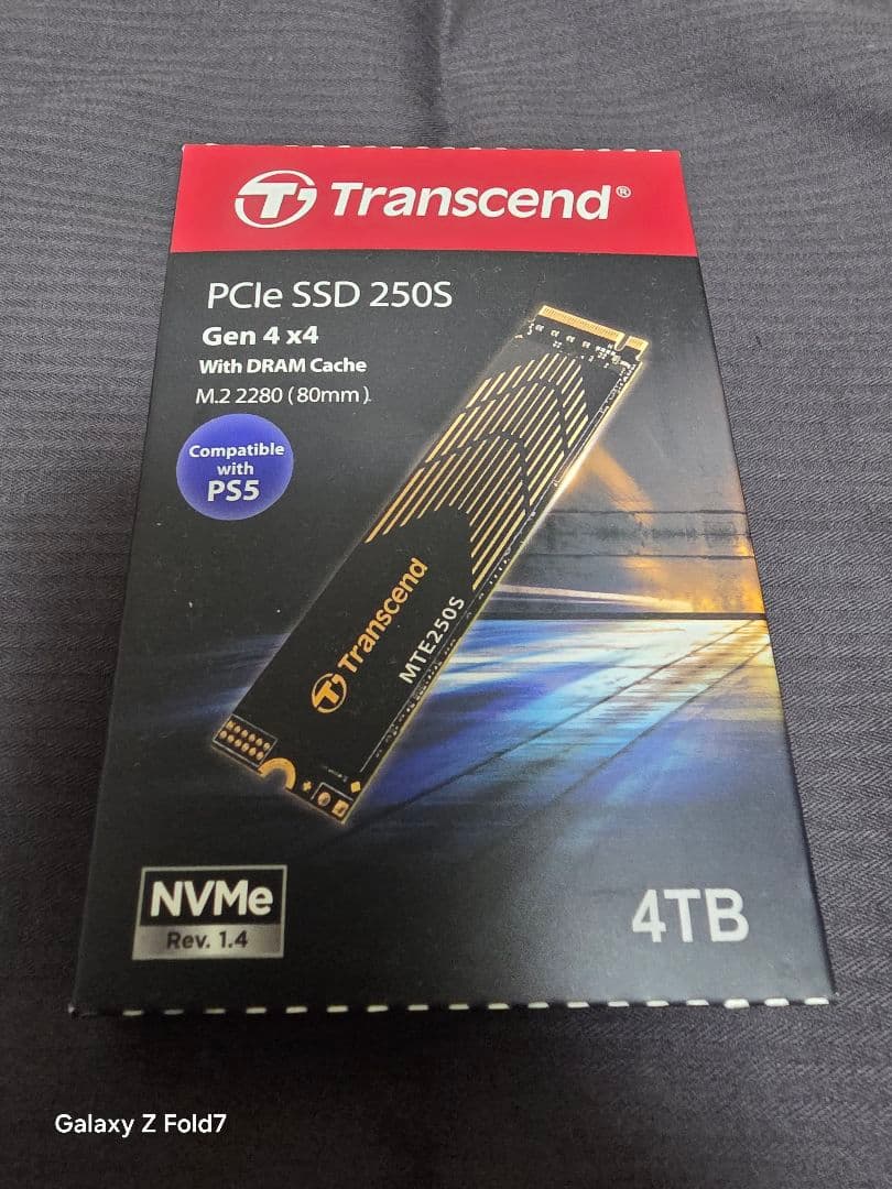 【新品未開封】Transcend PCIe SSD 250S 4TB