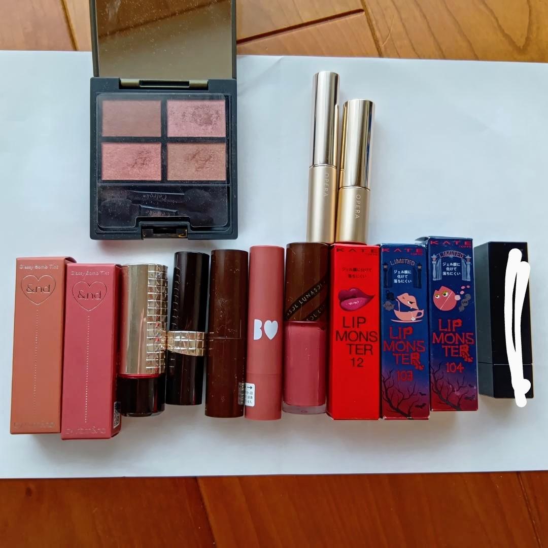 ♪りえ♪　新品入り☆限定色リップモンスターなど13点詰め合わせ