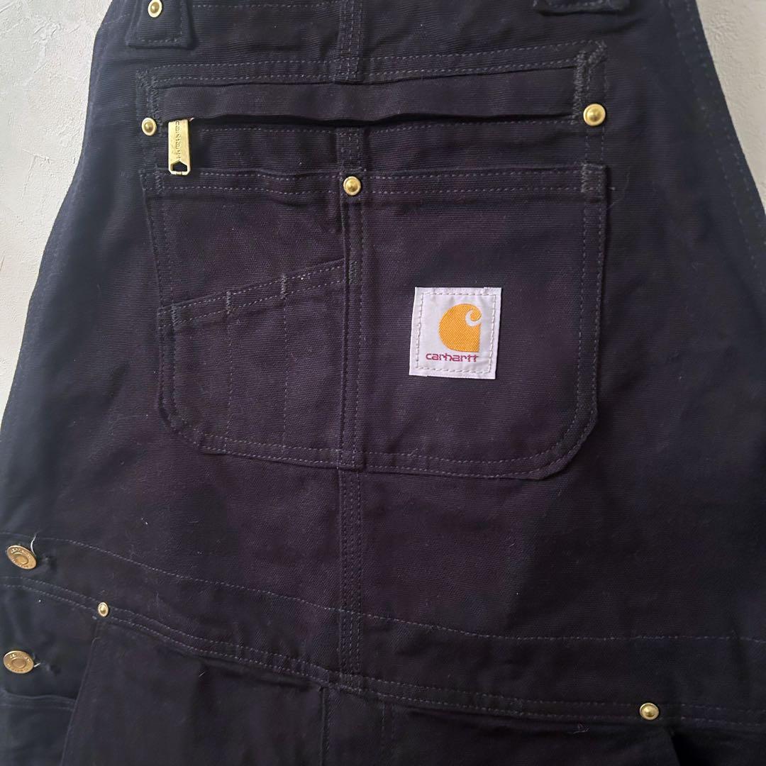 カーハート オーバーオール ダック ダブルニー W36×L30 メキシコ製 美品