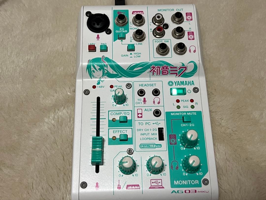 YAMAHA AG03 MIKU オーディオインターフェース