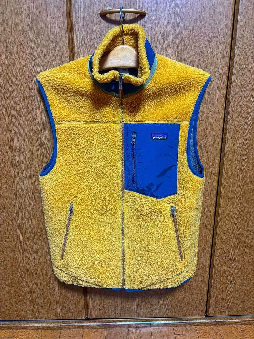【希少色 ゴールド】パタゴニア レトロXベスト Retro-X メンズSサイズ