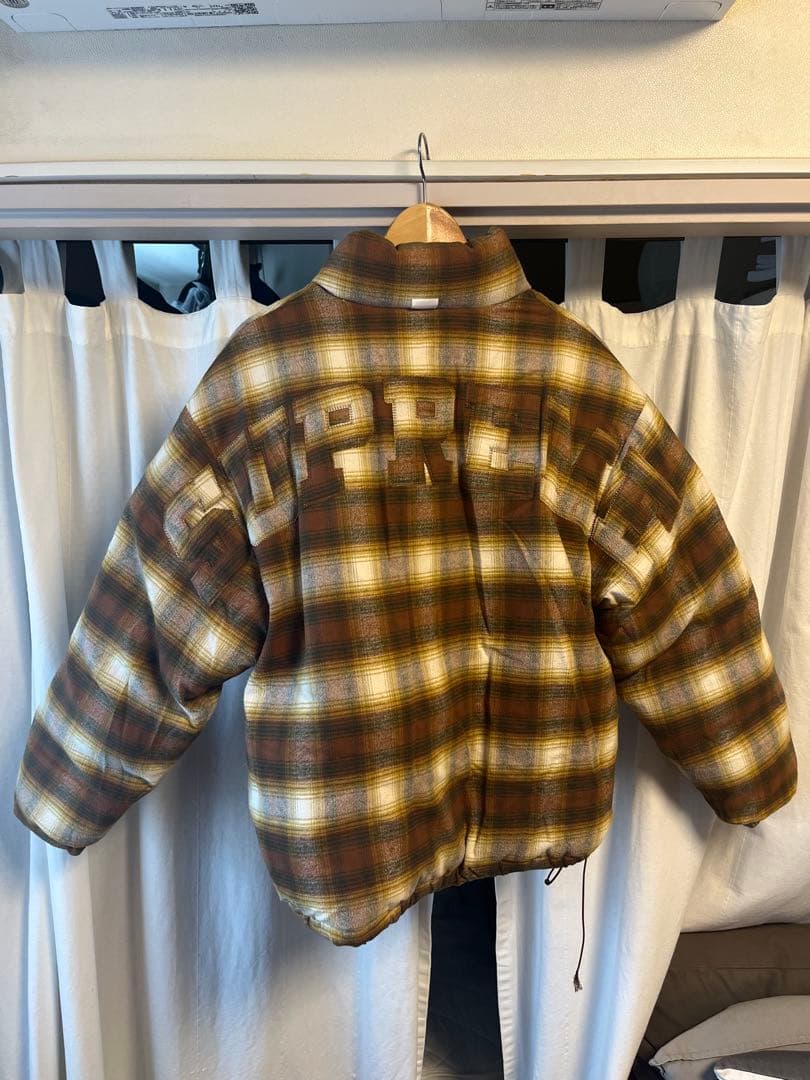 ジャケット・アウター Supreme Flannel Reversible Puffer Jacket