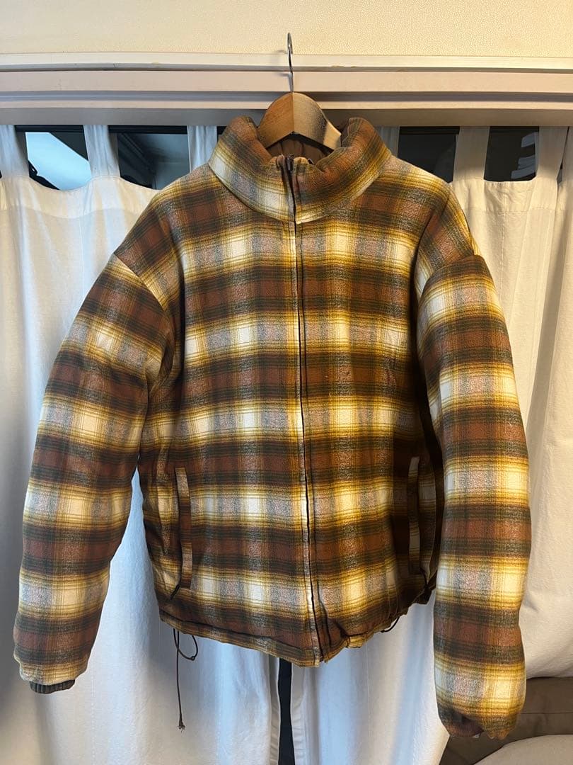 ジャケット・アウター Supreme Flannel Reversible Puffer Jacket