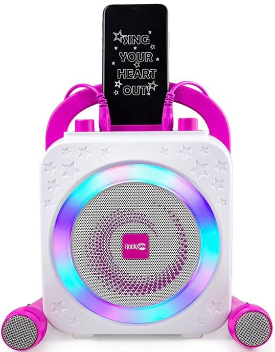 Bluetooth カラオケマイク 手持ちマイク2本 内蔵バッテリーParty