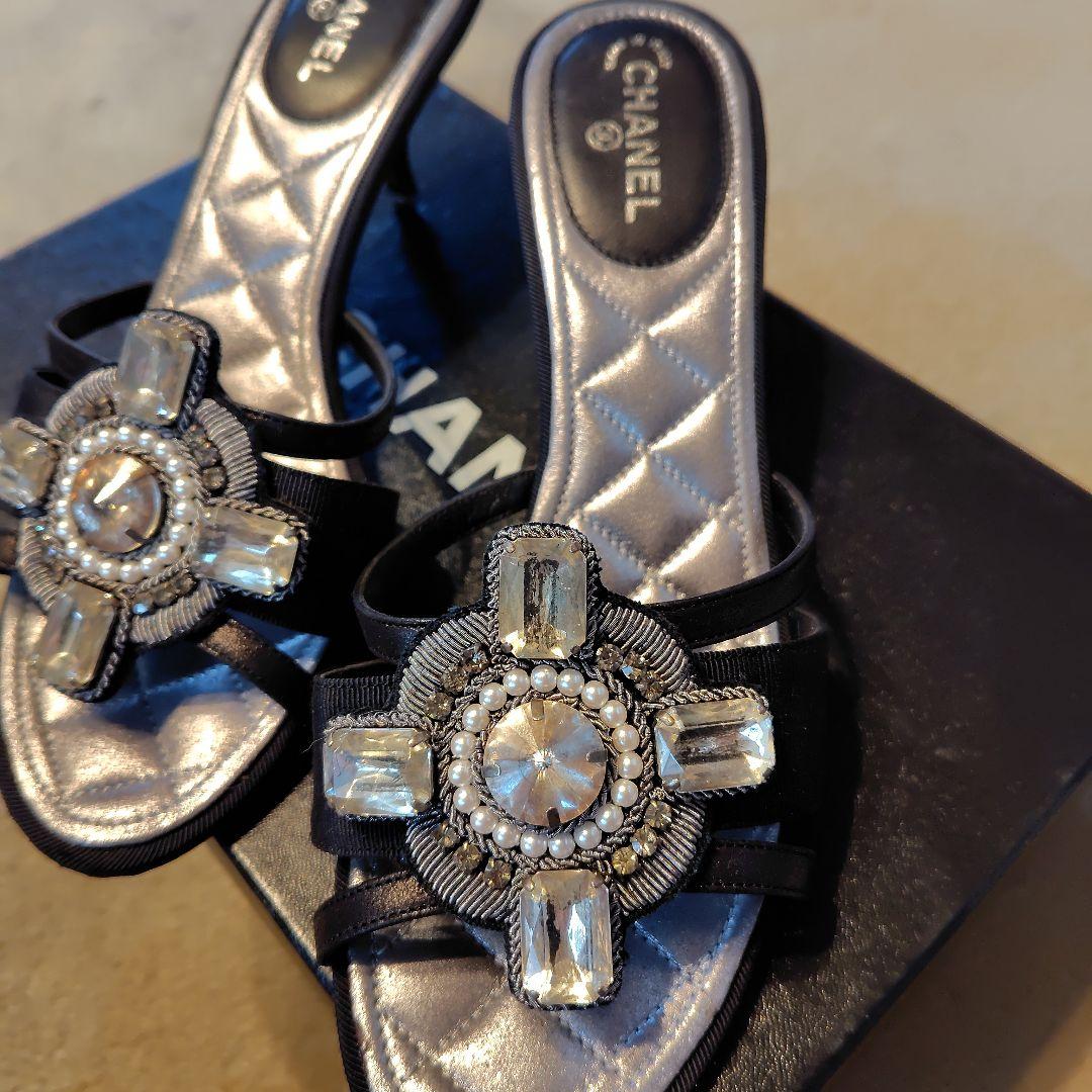 専用ページ『訳あり』　シャネル　サンダル　ミュール 37
