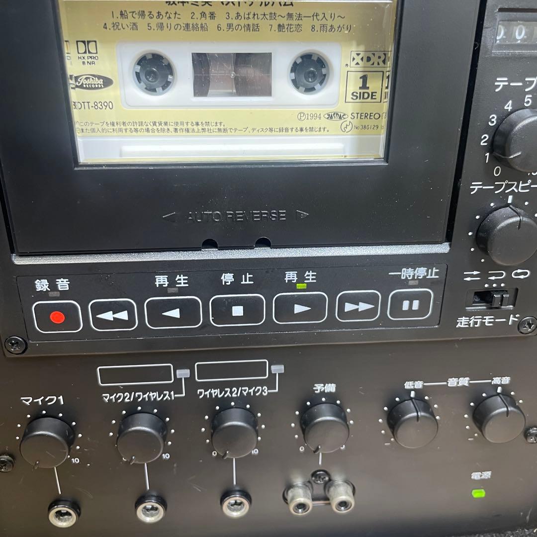 TOA KZ-25 ポータブルアンプ CD カセット 再生確認