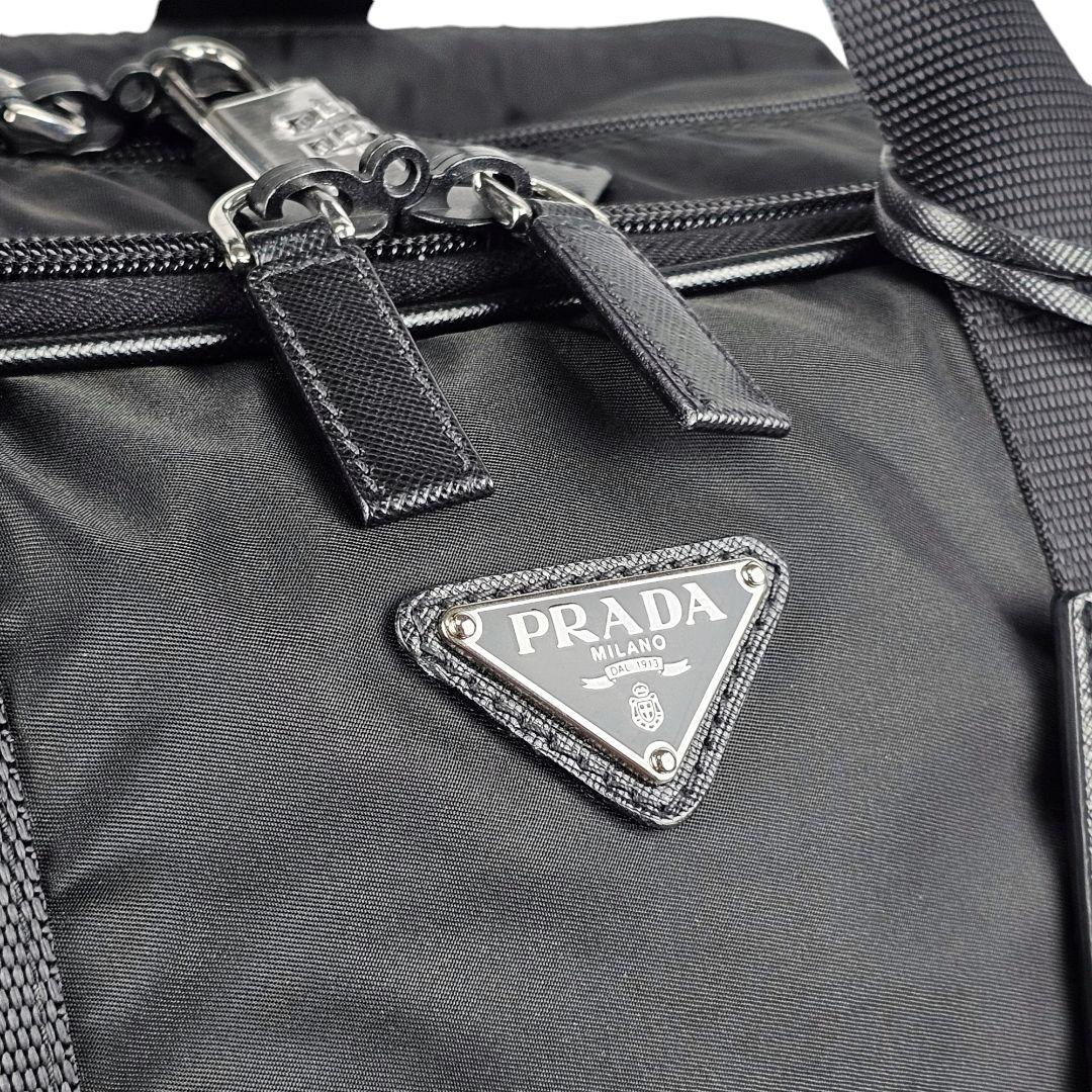 極美品 プラダ PRADA ビジネスバッグ ボストンバッグ ショルダーバッグ