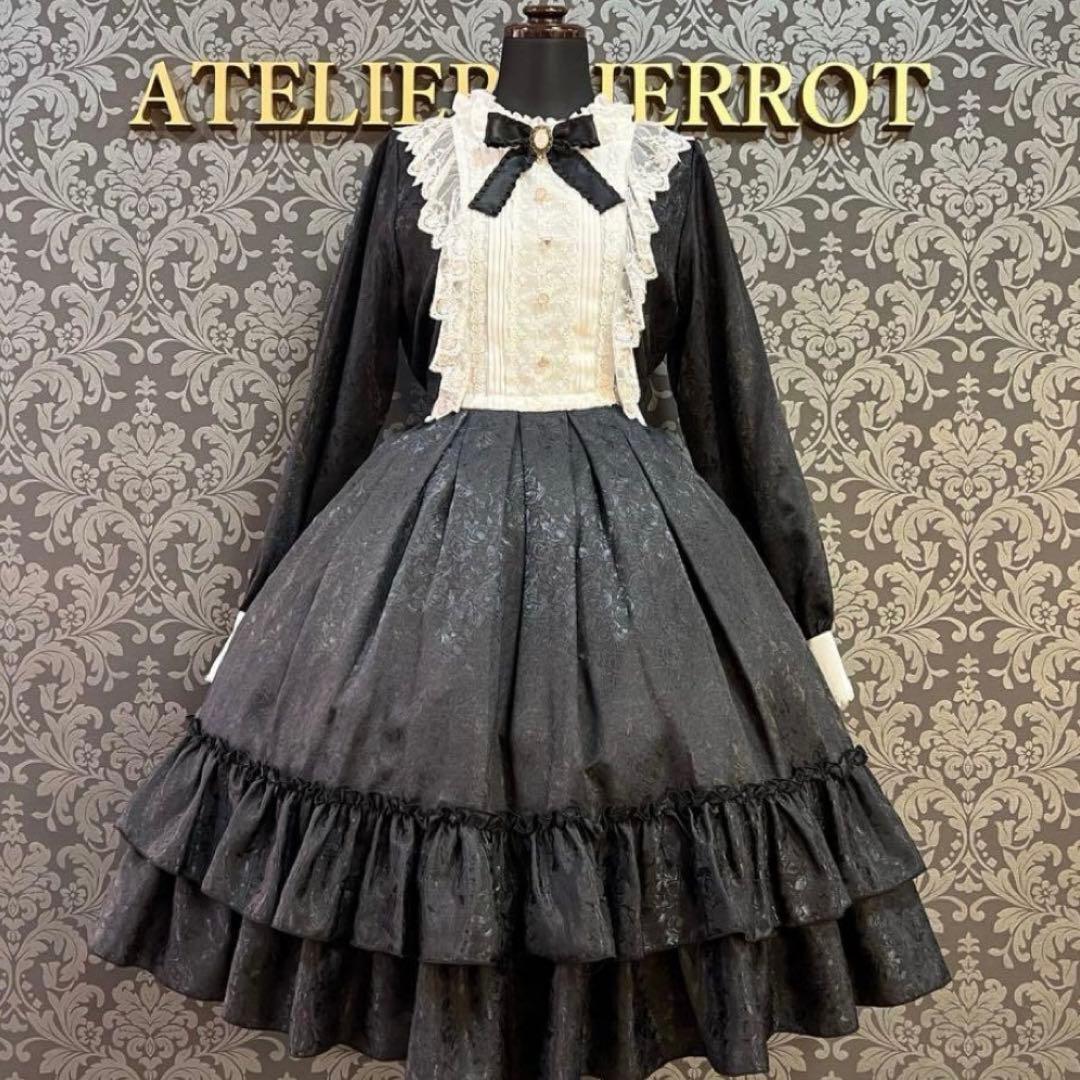 【専用出品】@ぼうや様　ローズジャガードワンピース