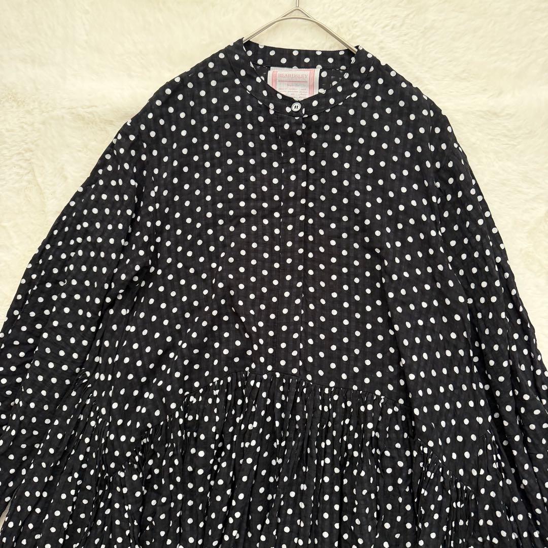 未使用級✨ビアズリー　ドットギャザーワンピース　サイズ1 Mサイズ 完売品
