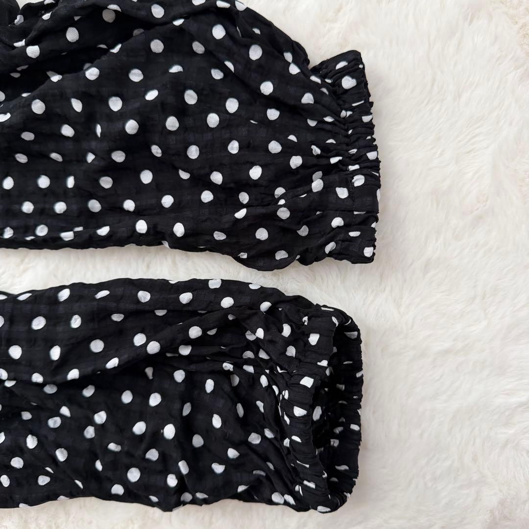 未使用級✨ビアズリー　ドットギャザーワンピース　サイズ1 Mサイズ 完売品