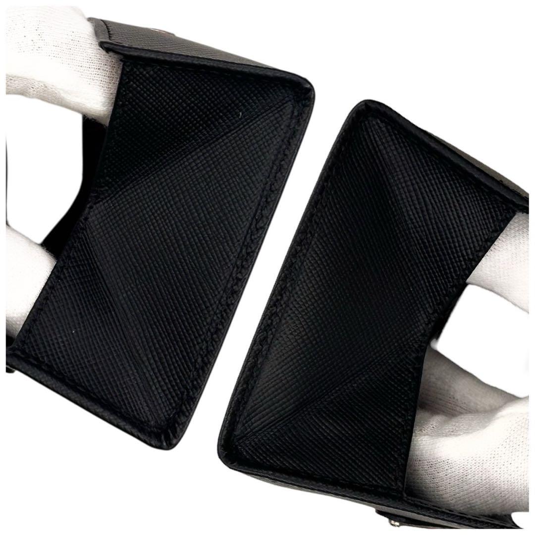 極美品 プラダ サフィアーノ ケース 小銭入れ 財布 メンズ レディース